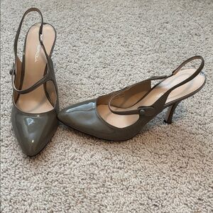 Via Spiga Mary Jane Patent Leather Slingback Heel